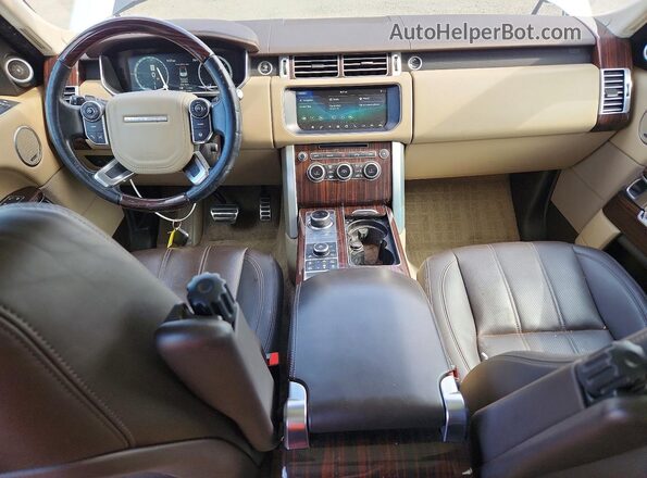 SALGS2FE4HA320542 2017 LAND ROVER RANGE White Առջևի վահանակի տեսք