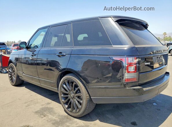 SALGS2FE4HA349068 2017 LAND ROVER RANGE Black Tył lewy