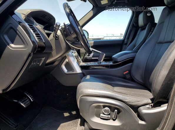 SALGS2FE4HA349068 2017 LAND ROVER RANGE Black Widok wnętrza z przodu