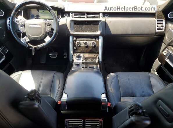 SALGS2FE4HA349068 2017 LAND ROVER RANGE Black Widok deski rozdzielczej