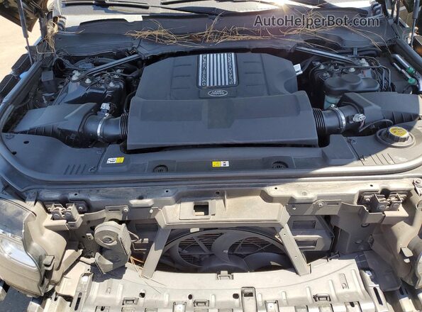 SALGS2FE4HA349068 2017 LAND ROVER RANGE Black Widok komory silnika