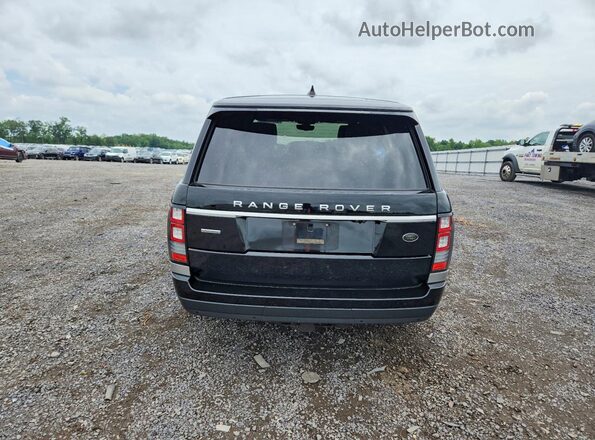 SALGS2FE9HA361281 2017 LAND ROVER RANGE Black უკანა ხედი
