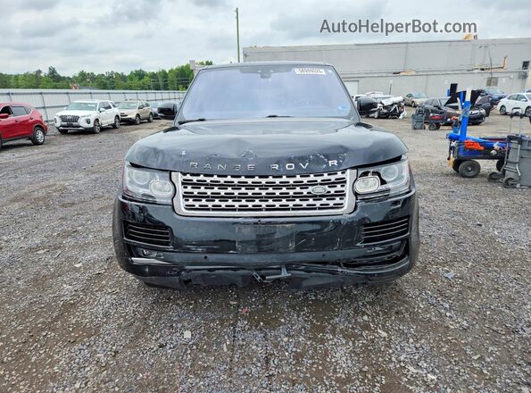 SALGS2FE9HA361281 2017 LAND ROVER RANGE Black წინა ხედი