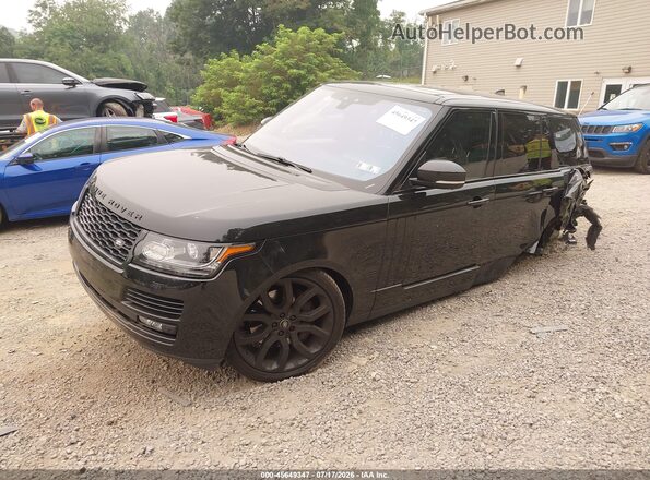 SALGS2FE9HA363354 2017 LAND ROVER RANGE ROVER Black Передня ліва чверть