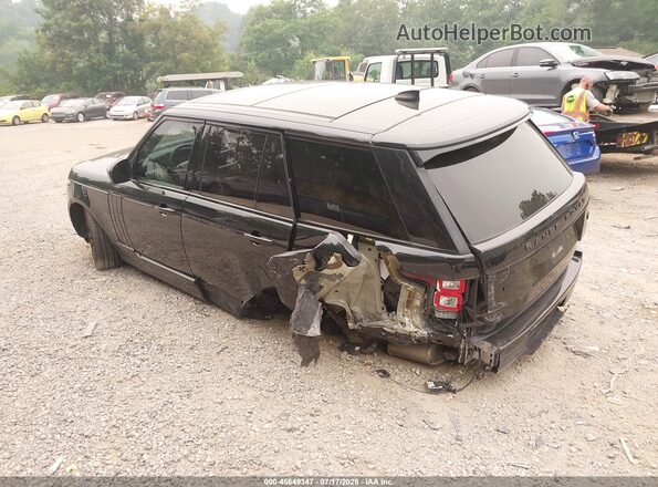SALGS2FE9HA363354 2017 LAND ROVER RANGE ROVER Black Задня ліва чверть