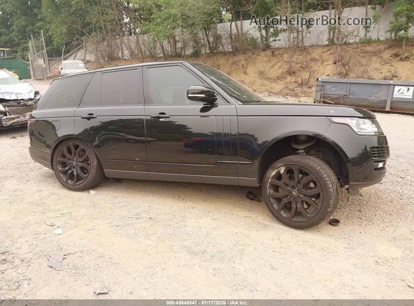 SALGS2FE9HA363354 2017 LAND ROVER RANGE ROVER Black Вид задньої частини салону