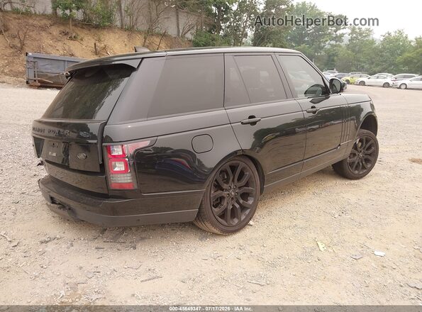 SALGS2FE9HA363354 2017 LAND ROVER RANGE ROVER Black Задня права чверть