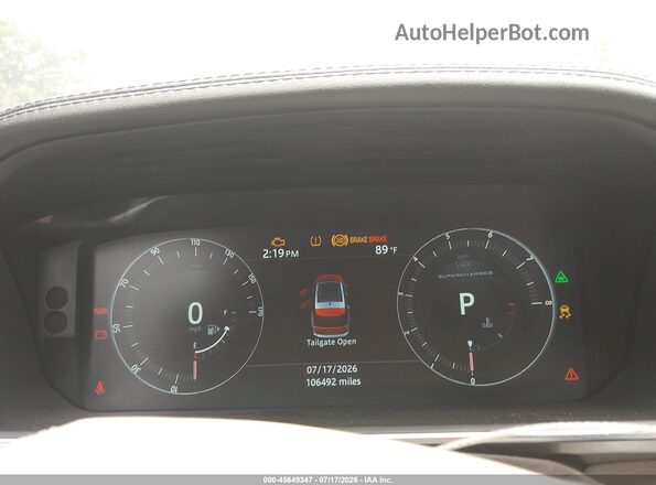 SALGS2FE9HA363354 2017 LAND ROVER RANGE ROVER Black Вид задніх сидінь