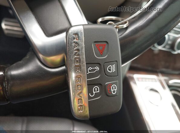 SALGS2FE9HA363354 2017 LAND ROVER RANGE ROVER Black Вид панелі приладів