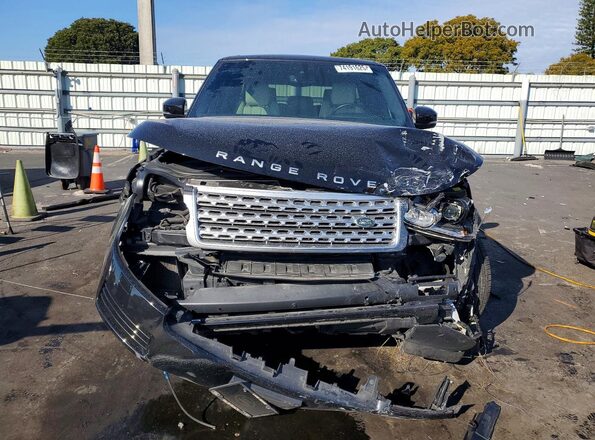 SALGS2FEXHA326247 2017 LAND ROVER RANGE Black Widok z przodu