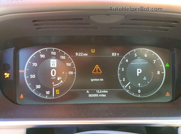SALGS2FEXHA326247 2017 LAND ROVER RANGE Black Widok zestawu wskaźników