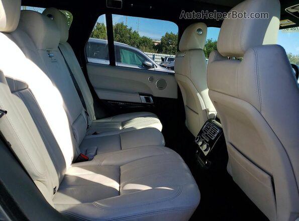 SALGS2FEXHA326247 2017 LAND ROVER RANGE Black Widok wnętrza z tyłu