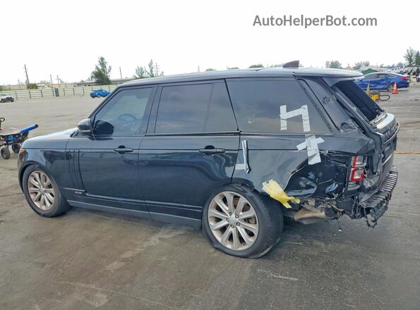 SALGS2FK3HA352596 2017 LAND ROVER RANGE Black Trasero izquierdo