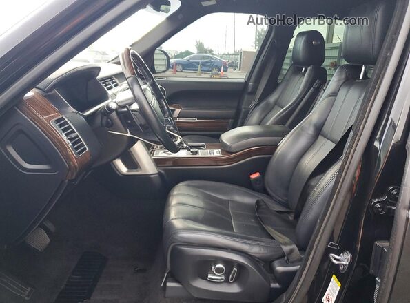 SALGS2FK3HA352596 2017 LAND ROVER RANGE Black Vista interior delantera