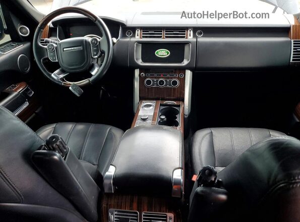 SALGS2FK3HA352596 2017 LAND ROVER RANGE Black Vista del salpicadero
