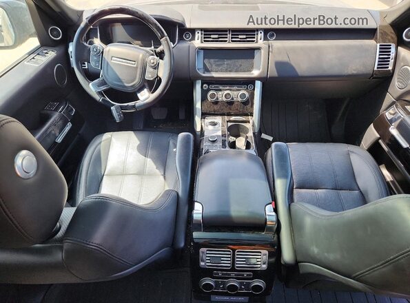 SALGS2FV1HA359492 2017 LAND ROVER RANGE Черный Вид панели приборов