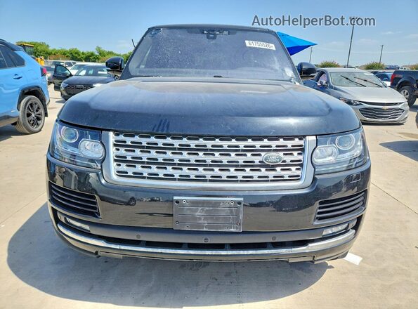 SALGS2FV1HA359492 2017 LAND ROVER RANGE Черный Вид спереди