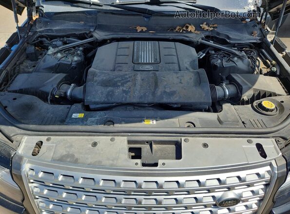 SALGS2FV1HA359492 2017 LAND ROVER RANGE Черный Вид подкапотного пространства