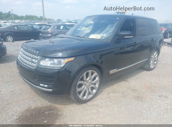 SALGS2FV1HA369312 2017 LAND ROVER RANGE ROVER Black Front left