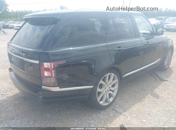 SALGS2FV1HA369312 2017 LAND ROVER RANGE ROVER Black Rear right
