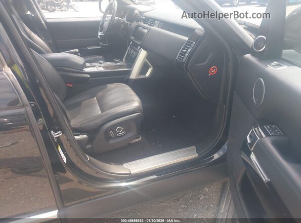 SALGS2FV1HA369312 2017 LAND ROVER RANGE ROVER Black Front interior view