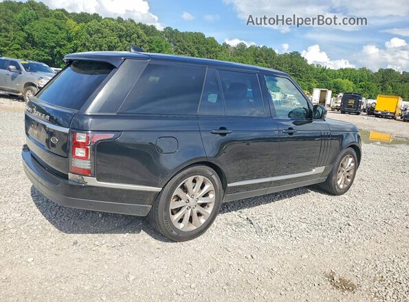 SALGS2FV2HA374907 2017 LAND ROVER RANGE Черный Задняя правая четверть