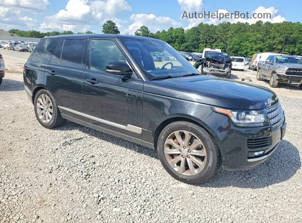 SALGS2FV2HA374907 2017 LAND ROVER RANGE Черный Передняя правая четверть