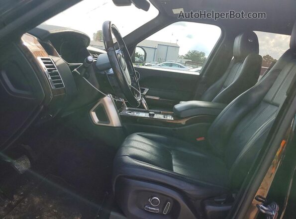 SALGS2FV2HA374907 2017 LAND ROVER RANGE Черный Вид салона спереди