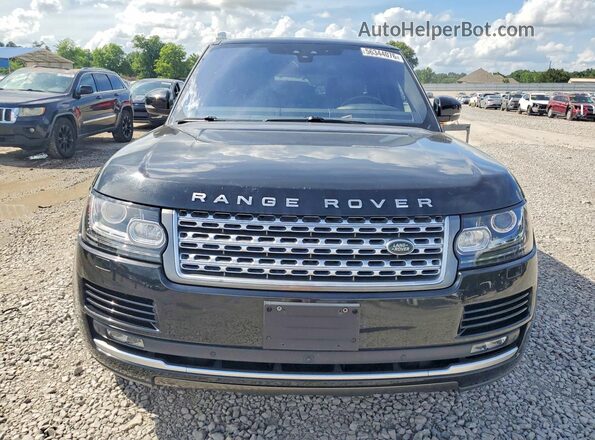SALGS2FV2HA374907 2017 LAND ROVER RANGE Черный Вид спереди