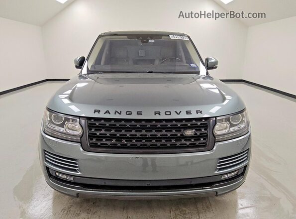 SALGS2FV3HA340121 2017 LAND ROVER RANGE Green Front view