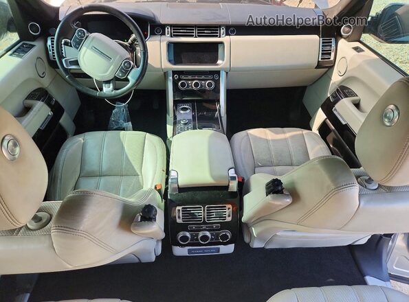 SALGS2FV3HA370610 2017 LAND ROVER RANGE Silver Առջևի վահանակի տեսք