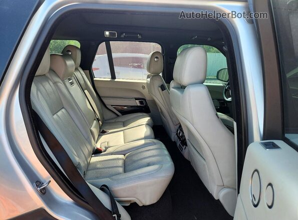 SALGS2FV3HA370610 2017 LAND ROVER RANGE Silver Հետևի նստատեղերի տեսք