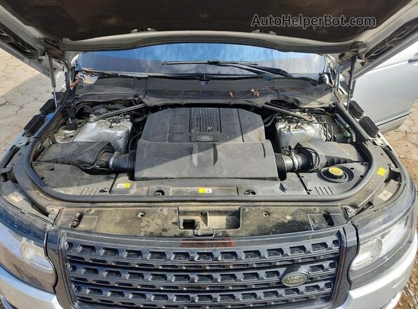 SALGS2FV3HA370610 2017 LAND ROVER RANGE Silver Սալոնի հետևի տեսք