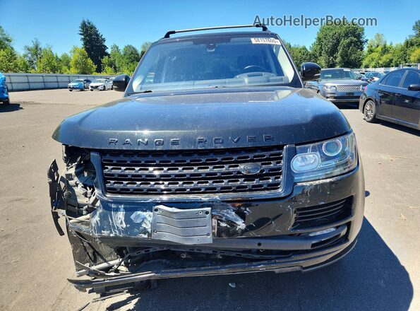 SALGS2KF3GA244728 2016 LAND ROVER RANGE Черный Вид спереди