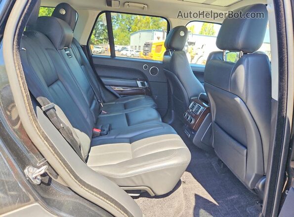 SALGS2KF3GA244728 2016 LAND ROVER RANGE Черный Вид задних сидений