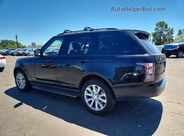 SALGS2KF3GA244728 2016 LAND ROVER RANGE Черный Задняя левая четверть