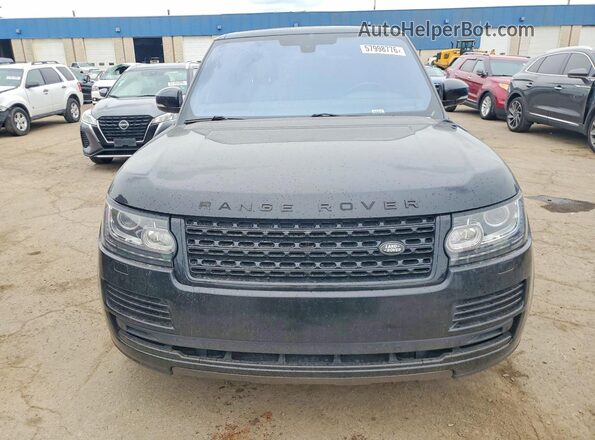 SALGS2KF7GA304090 2016 LAND ROVER RANGE Black Front view