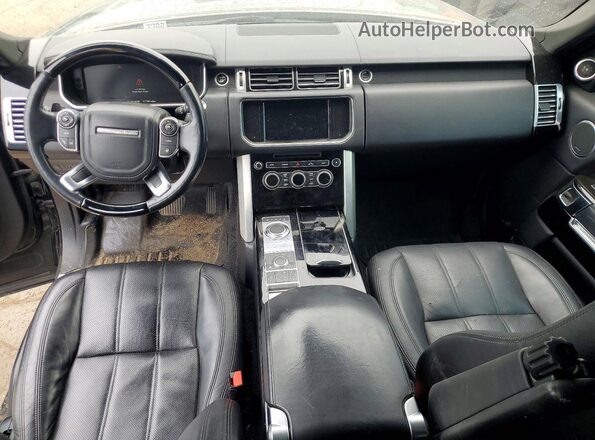 SALGS2KF7GA304090 2016 LAND ROVER RANGE Black Dashboard view