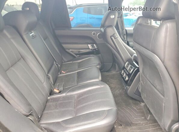 SALGS2KF7GA304090 2016 LAND ROVER RANGE Black Rear interior view