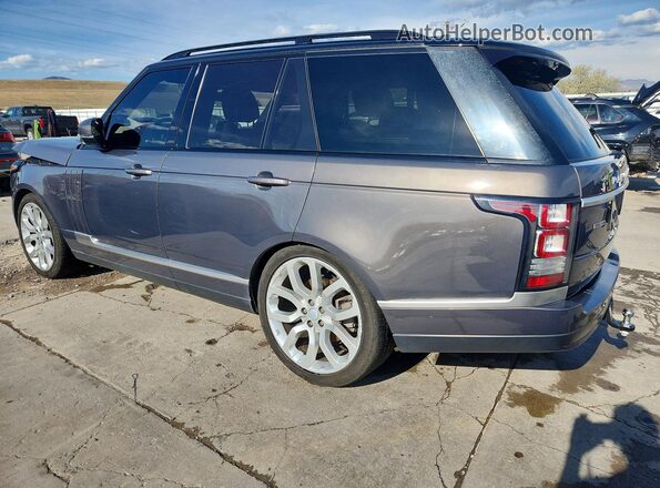 SALGS2KF8GA256678 2016 LAND ROVER RANGE Gray Հետևի ձախ