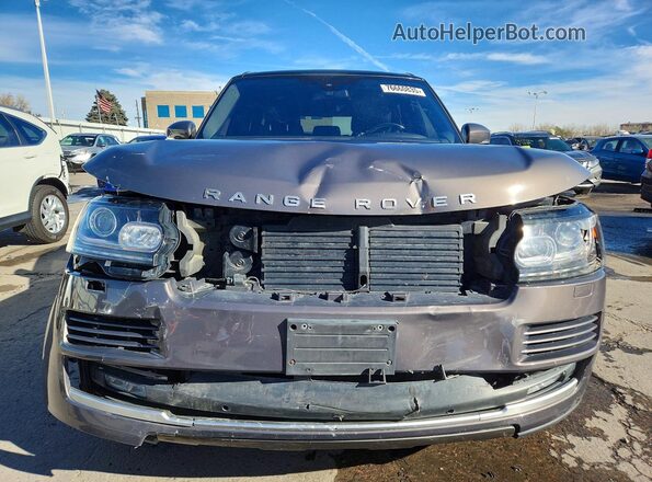 SALGS2KF8GA256678 2016 LAND ROVER RANGE Gray Դիմացի տեսք
