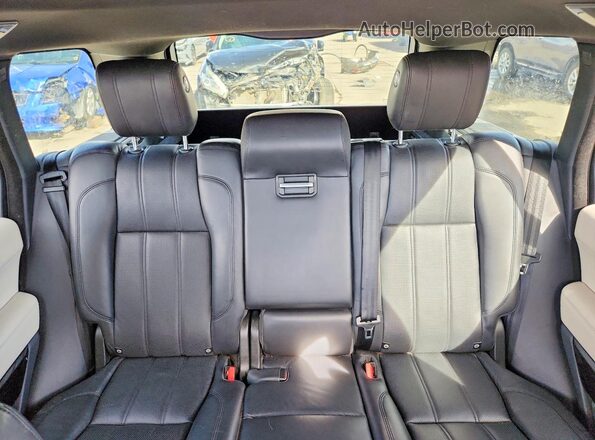 SALGS2KF8GA256678 2016 LAND ROVER RANGE Gray Հետևի նստատեղերի տեսք