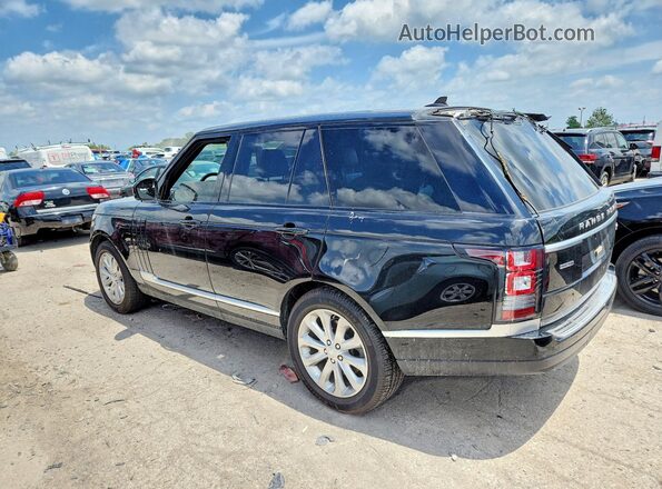 SALGS2KF8GA301795 2016 LAND ROVER RANGE Black Trasero izquierdo