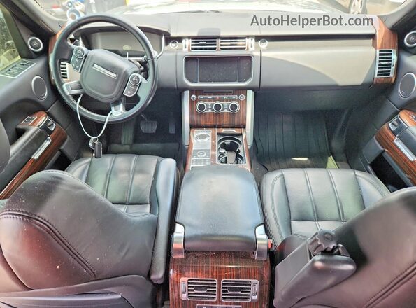 SALGS2KF8GA301795 2016 LAND ROVER RANGE Black Vista del salpicadero