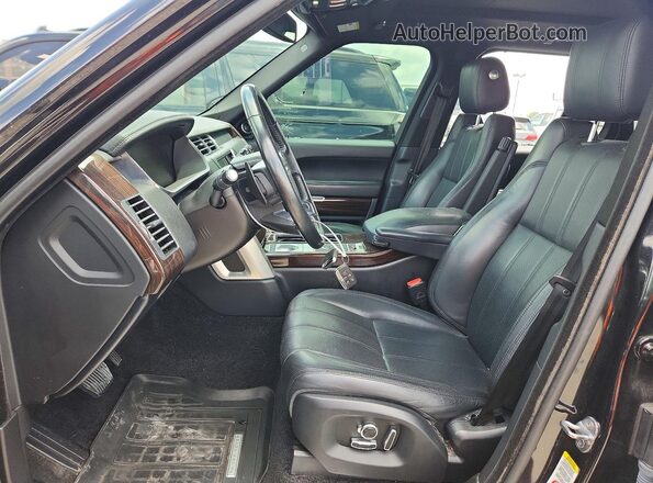 SALGS2KF8GA301795 2016 LAND ROVER RANGE Black Vista interior delantera