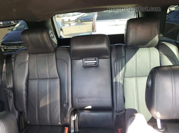 SALGS2KFXGA303449 2016 LAND ROVER RANGE Black Rear seats view