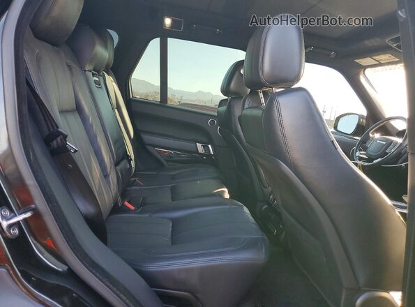 SALGS2KFXGA303449 2016 LAND ROVER RANGE Black Rear interior view