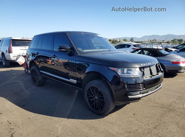 SALGS2KFXGA303449 2016 LAND ROVER RANGE Black Front right