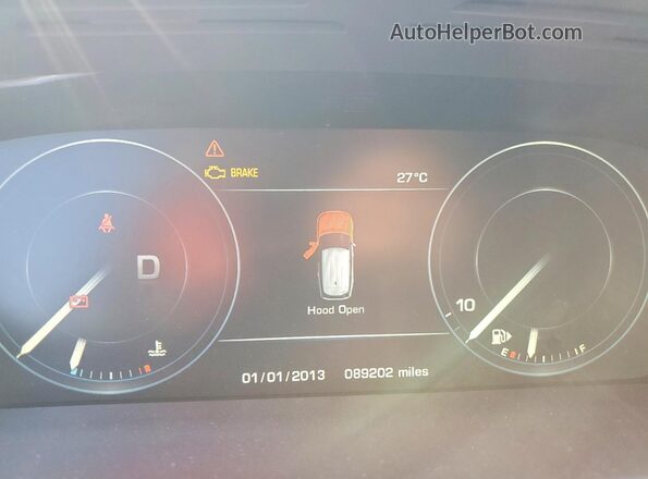 SALGS2KFXGA303449 2016 LAND ROVER RANGE Black Instrument cluster view