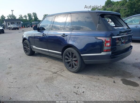 SALGS2PF0GA293636 2016 LAND ROVER RANGE ROVER Blue Հետևի ձախ
